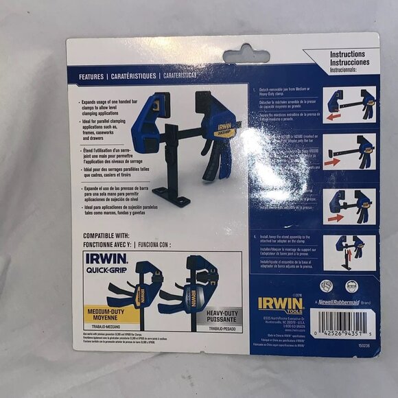 Clamp Stand for Medium-Duty and Heavy-Duty Clamps IRWINQUICK-GRIP STAND - Picture 5 of 9